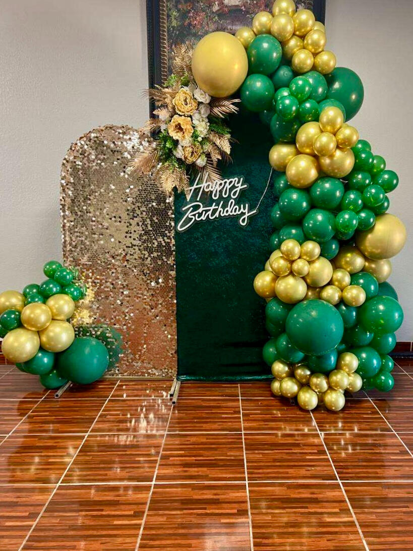 Green & Gold Birthday
