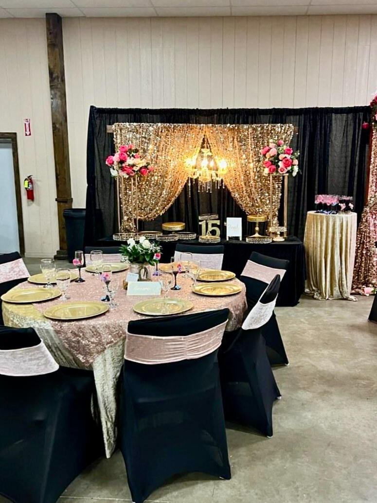 Black & Pink Tables